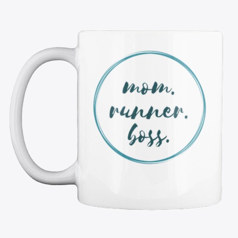 "Mom. Runner. Boss." Coffee Mug